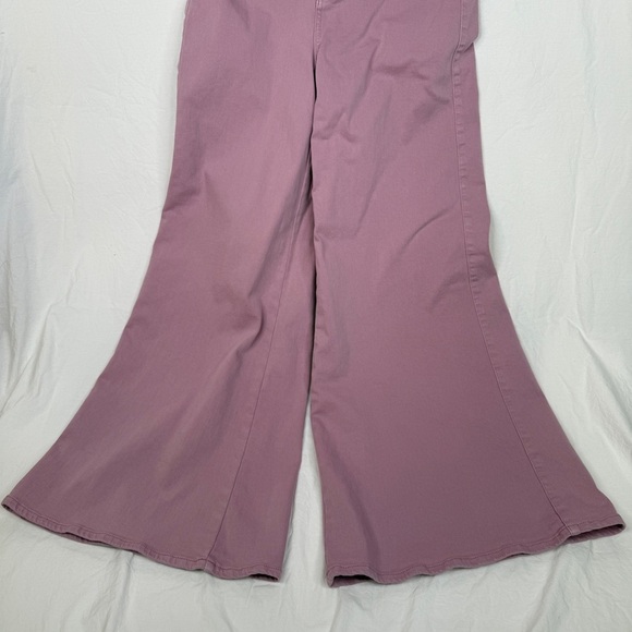 Anthropologie Pilcro High-Rise Wide-Leg Trouser Jeans Pink Size 26 - Picture 5 of 16